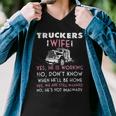 Trucker Trucker Wife Shirt Not Imaginary Truckers Wife T Shirts Men V-Neck Tshirt