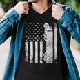 Trucker Trucker American Flag Usa Patriotic Truck Driver Dad Trucker Men V-Neck Tshirt