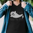 A Big Boo To You Ghost Boo Halloween Quote Men V-Neck Tshirt
