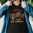 Abe Drinkin V2 Men V-Neck Tshirt