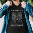 Actually It Is Rocket Science Math Engineering Teacher Men V-Neck Tshirt