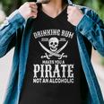 Alcoholic Pirate Men V-Neck Tshirt