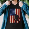 American Flag Gorilla Plus Size 4Th Of July Graphic Plus Size Shirt For Men Wome Men V-Neck Tshirt