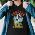 Astronaut Houston We Have A Problem Men V-Neck Tshirt