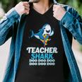 Autism Teacher Shark Men V-Neck Tshirt