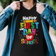 Back To School Teachers Kids Child Happy First Day Of School Men V-Neck Tshirt