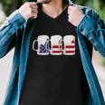 Beer American Flag Shirt 4Th Of July Men Women Merica Usa Men V-Neck Tshirt