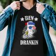 Ben Drankin Usa Patriotic Tshirt Men V-Neck Tshirt