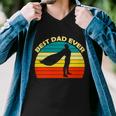 Best Dad Ever Super Dad Hero Men V-Neck Tshirt