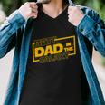 Best Dad In The Galaxy Movie Parody Logo Tshirt Men V-Neck Tshirt
