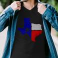 Big Texas Flag Vintage Tshirt Men V-Neck Tshirt