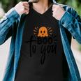 Boo To You Boo Halloween Quote Men V-Neck Tshirt