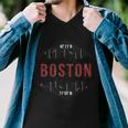 Boston Skyline V2 Men V-Neck Tshirt