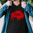 Buffalo 716 New York Football Men V-Neck Tshirt