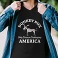 Donkey Pox Only Disease Destroying America Anti Liberal Men V-Neck Tshirt