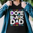 Dope Black Dad V2 Men V-Neck Tshirt