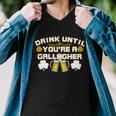 Drink Until Youre A Gallagher Funny St Patricks Day Drinking Tshirt Men V-Neck Tshirt