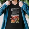 Dungeons & Diners & Dragons & Drive-Ins & Dives Men V-Neck Tshirt