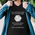 Dungeons And Dragons Shirt D20 Roll Funny Tshirt Men V-Neck Tshirt