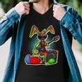 Easter Rock Bunny V2 Men V-Neck Tshirt