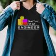Engineer Kids Children Toy Big Building Blocks Build Builder Men V-Neck Tshirt