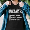 Fishing Master Specializing Tshirt Men V-Neck Tshirt