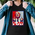 Fjb Trump Middle Finger Tshirt Men V-Neck Tshirt