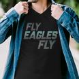 Fly Eagles Fly Fan Logo Tshirt Men V-Neck Tshirt