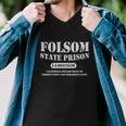 Folsom State Prison Men V-Neck Tshirt