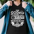 For God So Loved The World John Men V-Neck Tshirt