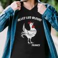 France Soccer World Allez Les Bleus Men V-Neck Tshirt