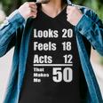 Funny 50Th Birthday Fifty Years Men V-Neck Tshirt
