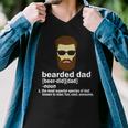 Funny Bearded Dad Definition Tshirt Men V-Neck Tshirt