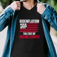 Funny Bidenflation The Cost Of Voting Stupid Anti Biden Men V-Neck Tshirt