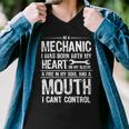Funny Im A Mechanic Quote Tshirt Men V-Neck Tshirt