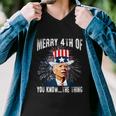 Funny Joe Biden Merry 4Th Of You KnowThe Thing 4Th Of July Men V-Neck Tshirt