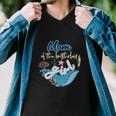 Funny Mom Of The Birthday Girl Under The Sea Men V-Neck Tshirt