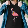 Gay Flamingo Tshirt Men V-Neck Tshirt
