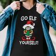Go Elf Yourself Funny Christmas Tshirt Men V-Neck Tshirt