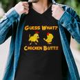 Guess What Chickenbutt Chicken Graphic Butt Tshirt Men V-Neck Tshirt