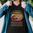 Hotter Than A Hoochie Coochie Daddy Vintage Retro Country Music Men V-Neck Tshirt