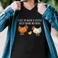 I Get By With A Little Help From My Hens Chicken Lovers Tshirt Men V-Neck Tshirt