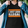 I Just Look Illegal Box Tshirt Men V-Neck Tshirt