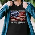 If This Flag Offends You Ill Help You Pack Tshirt Men V-Neck Tshirt