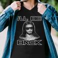 Ill Be Back Jesus Men V-Neck Tshirt