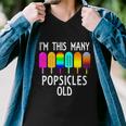 Im This Many Popsicles Old Funny 6Th Birthday Popsicle Gift Men V-Neck Tshirt