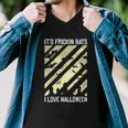 Its Frickin Bats I Love Halloween Halloween Quote Men V-Neck Tshirt