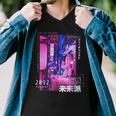 Japanese Cyberpunks Tokyo Streetwear Aesthetic Graphic Men V-Neck Tshirt