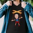 Joe Biden As A Puppet Premium Men V-Neck Tshirt