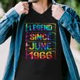 June 56 Years Old Since 1966 56Th Birthday Gifts Tie Dye Men V-Neck Tshirt